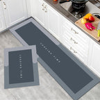 💥【40*60+40*120cm】🧽¡Alfombrilla suave de tierra de diatomeas! ¡Una maravilla para la cocina, antideslizante y resistente al aceite! ✨