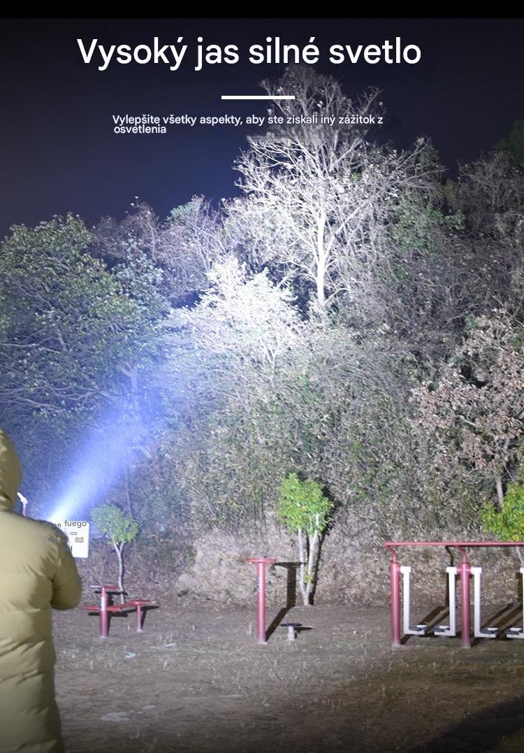 💥🌟💡Inteligentné USB nabíjacie LED indukčné svetlomety