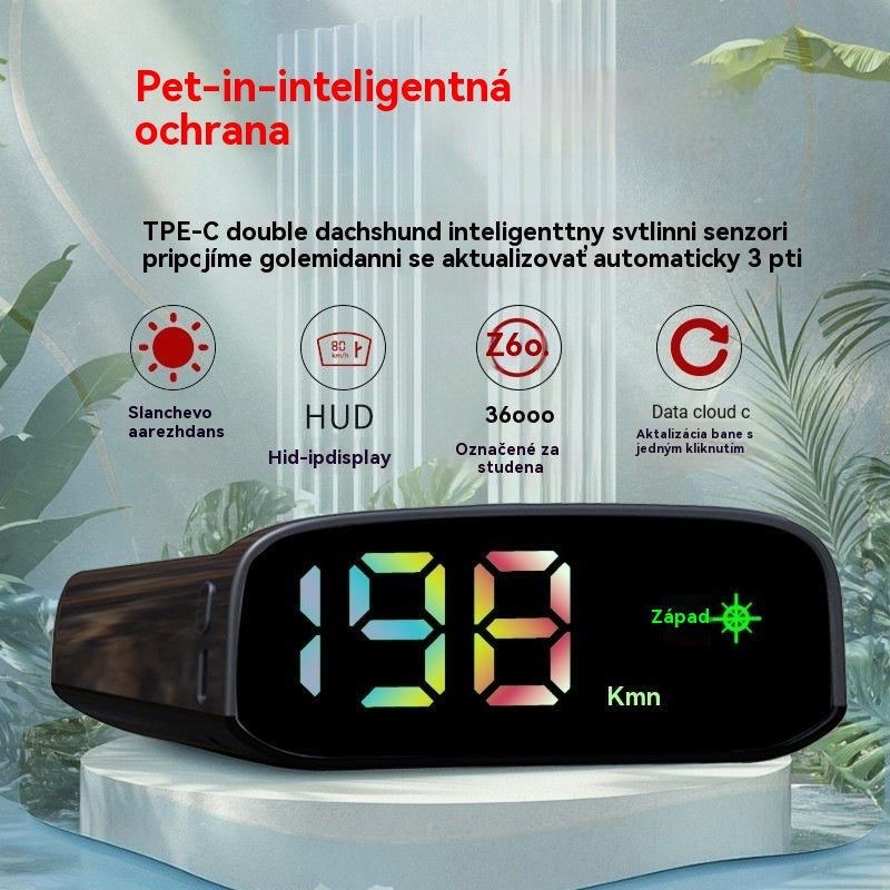 🚗🔥【Kúpte jeden a druhý dostanete zadarmo】 Rýchlomer do auta s displejom napájaným solárnou energiou