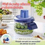 ⏳Oferta por tiempo limitado: 49% de descuento⏰ Pelador eléctrico transparente para frutas y verduras🍇🧄
