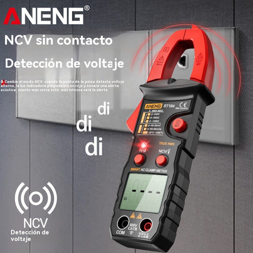 🔥【Časově omezená nabídka】🛠️Chytrý digitální klešťový měřič, multifunkční klešťový měřič pro elektrikáře✅Vysoce přesný klešťový měřič✅Plně automatická identifikace.