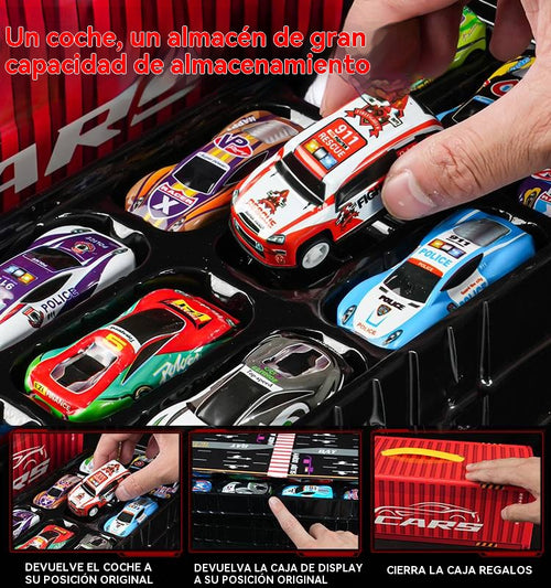🎁48 uklonjivih mini automobila s ugrađenom garažom