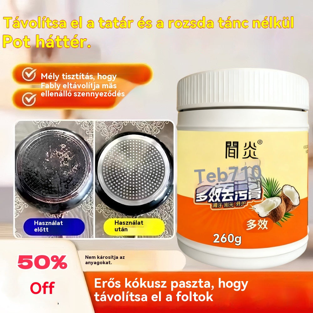 【Vásárolj 1-et, és kapsz még 1-et ajándékba】Multifunkciós háztartási tisztítókrém olaj, rozsda és vízkő eltávolítására.