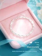 😀👉【Kúpte 1 a získajte 1 zadarmo】💖🍀Páči sa mi nový módny dámsky náramok zo striebra 925 so štvorlístkom