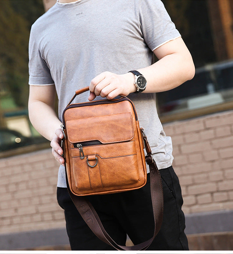🔥【Akció – Akár 50% kedvezmény】👜 Divat, alkalmi marhabőr táska férfiaknak