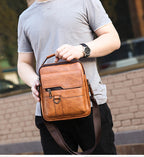 🔥【Akció – Akár 50% kedvezmény】👜 Divat, alkalmi marhabőr táska férfiaknak