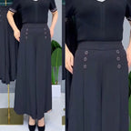 【Időkorlátos 50% kedvezmény】【M–5XL】Női magas derekú, bőszárú szoknya – tavaszi és nyári stílus