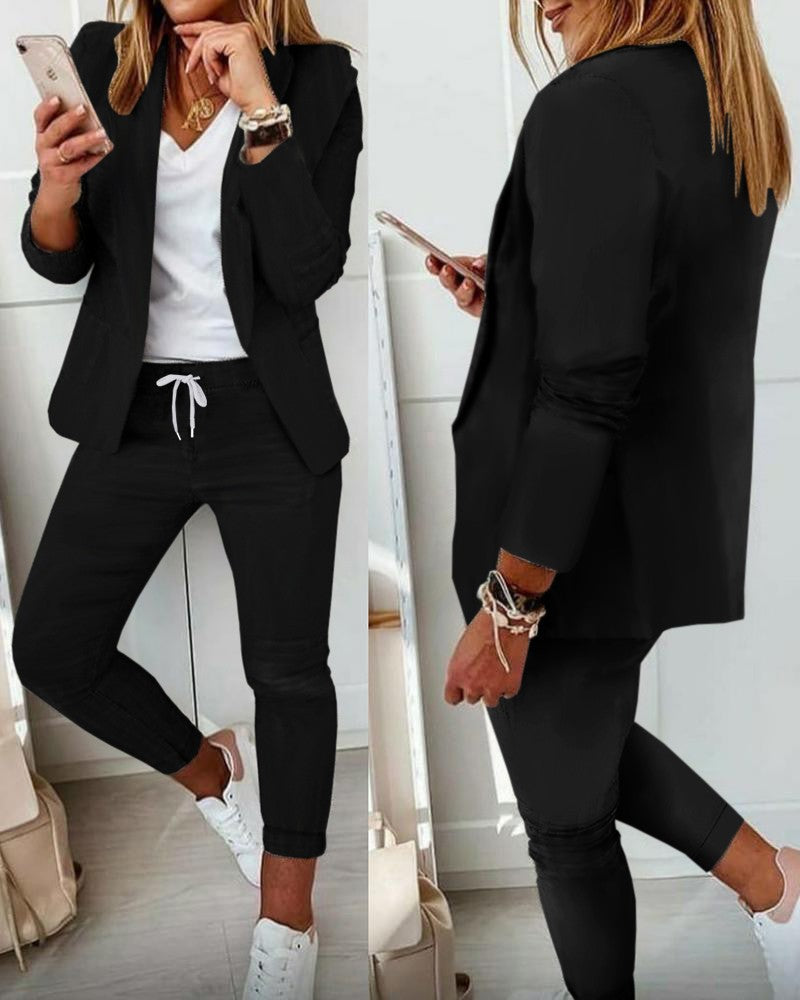 【Korlátozott ideig 50% kedvezmény】【S-3XL】Alkalmi divatos öltöny női öltöny