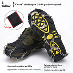 Protišmykové návleky na topánky s hrotmi a reťazou