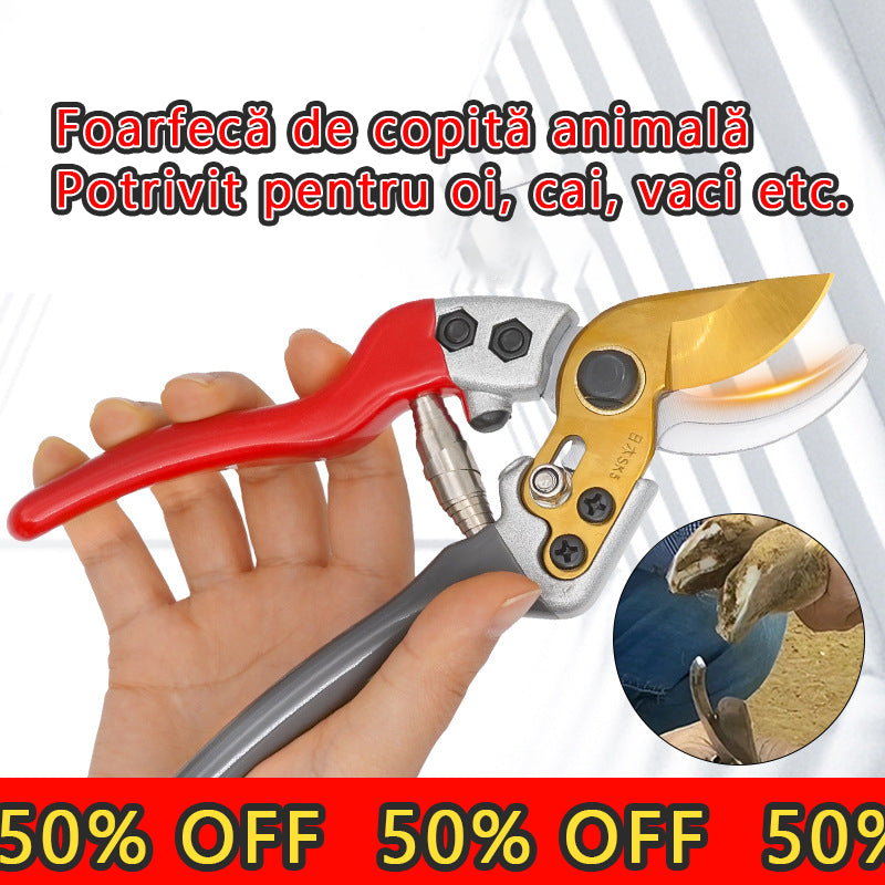 🐏✂️【Akcija – Popust do 50%!】Škare za šišanje ovčjih, kravljih i konjskih kopita, višenamjenske vrtne škare