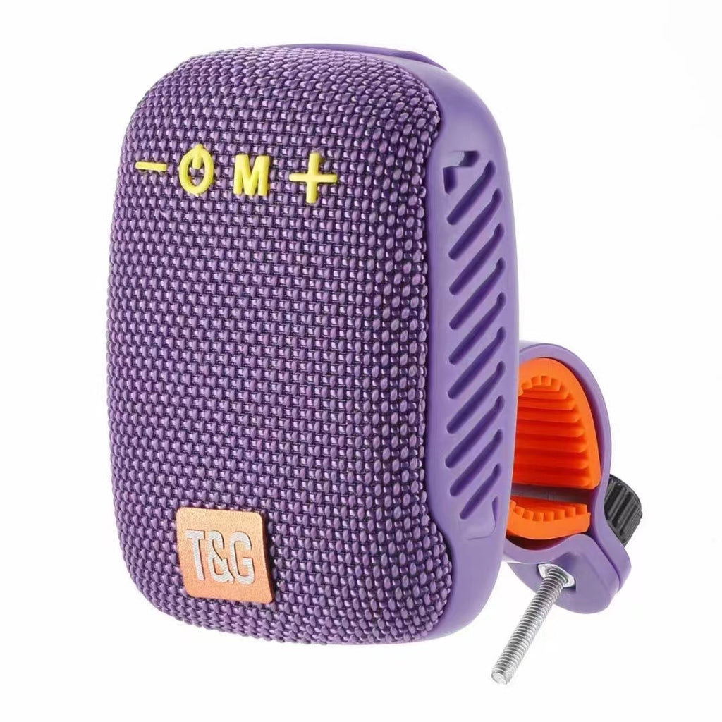 🔥🎶【Akár 50% kedvezmény + Ingyenes szállítás】Hordozható Bluetooth hangszóró tartóval, kültéri kerékpározáshoz, víz- és ütésálló