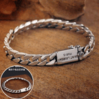 【Kupte 1 a získejte 1 zdarma】 Stříbrný panský náramek 925 