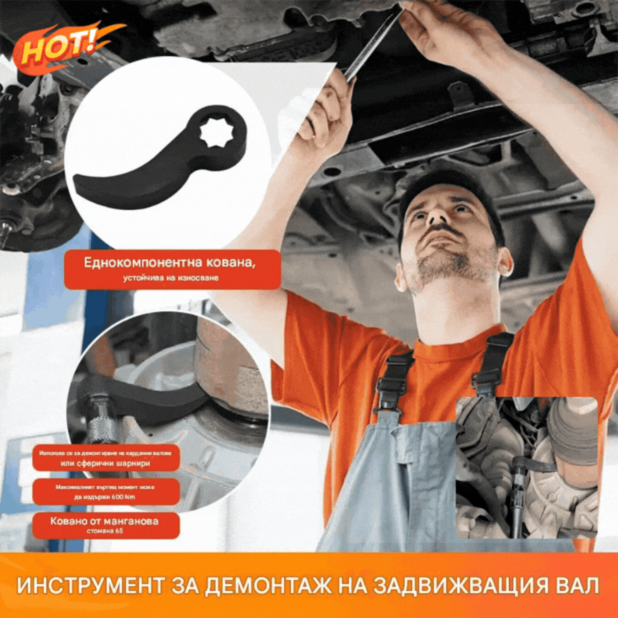 Купете 1, вземете 2 безплатно-Инструмент за демонтиране на полуоски тип Bullhorn