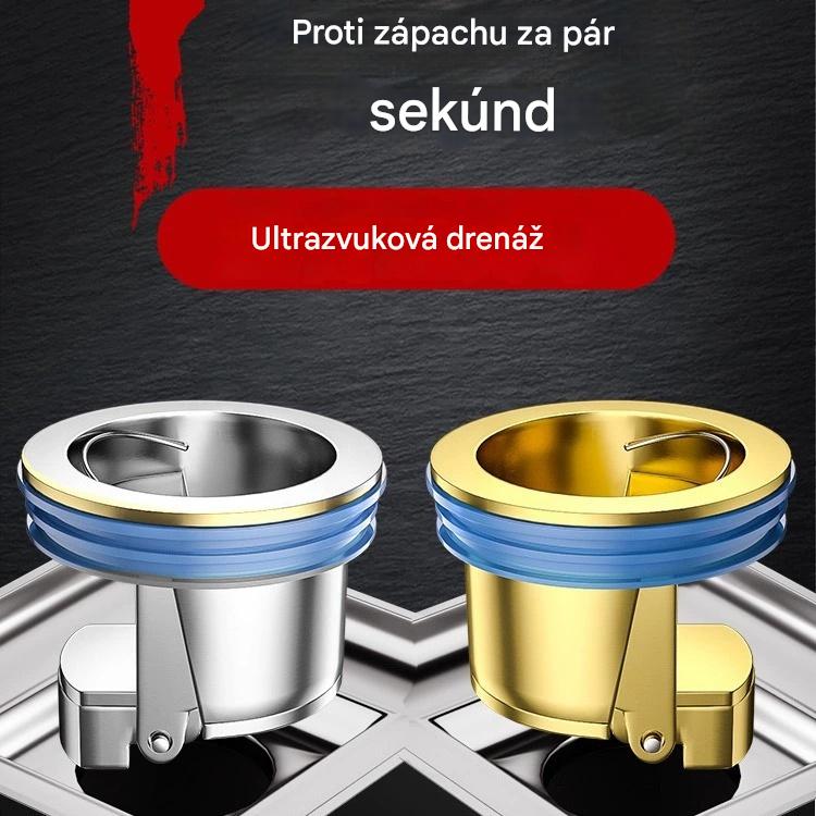 🔥🔥 Univerzálny mosadzný podlahový odtok s protizápachovým deodorizačným jadrom 🚿✨