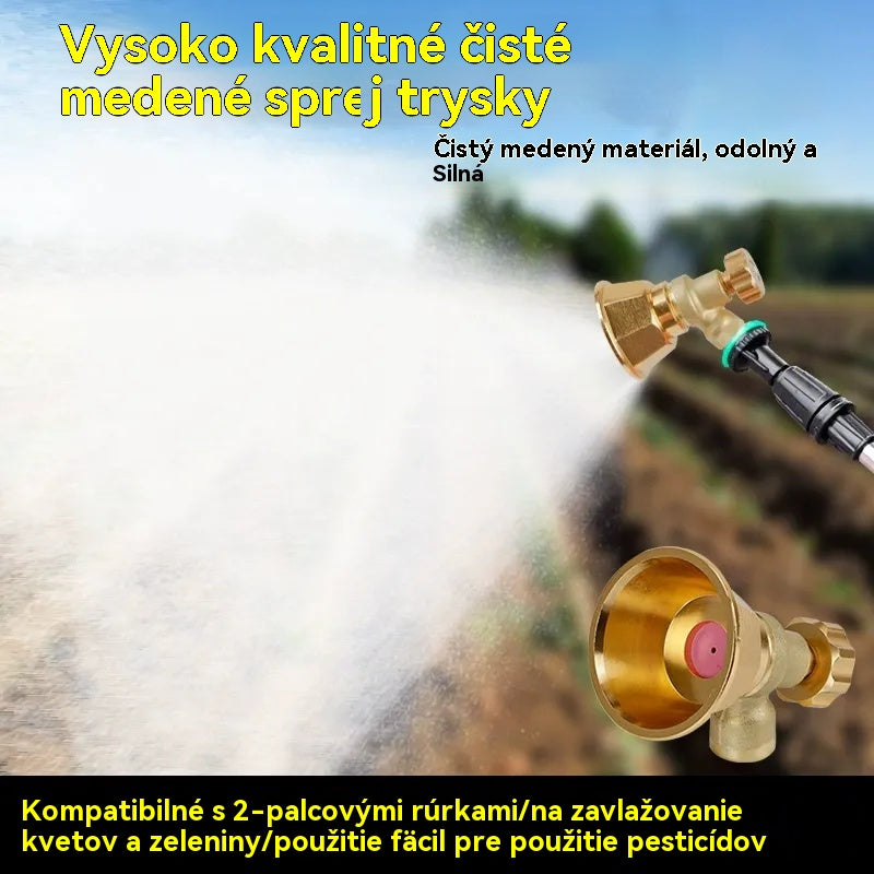 🔥💦Nastaviteľná mosadzná zavlažovacia tryska pre poľnohospodársky postrekovač 🌾