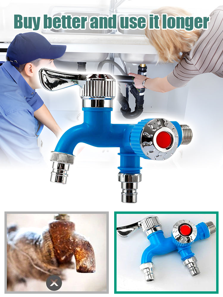 💦Fagyálló kültéri csaptelep kettős vezérléssel