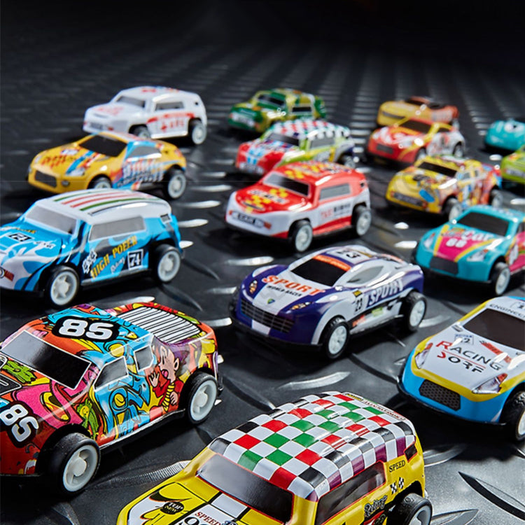 🥳【30 sztuk】Kolorowe samochodziki dla dzieci ze schowkiem!