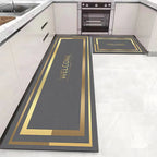 🌟【1 juego de 2 piezas：40*60+40*120cm】💥Alfombra antideslizante y absorbente🦶