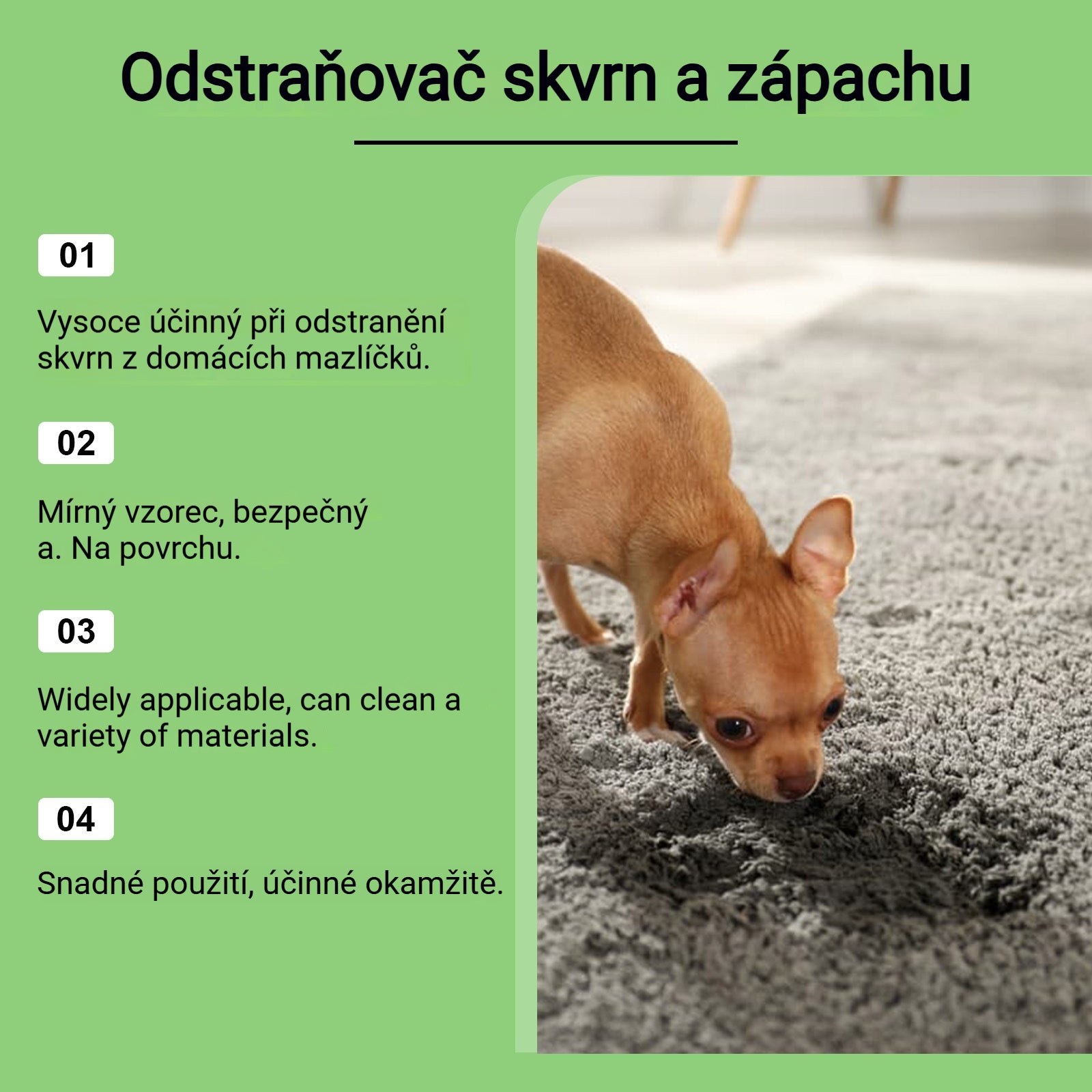 ✨【Nové zboží - sleva 50 %】🐶🐱 Odstraňovač skvrn pro domácí mazlíčky (kočky a psy)