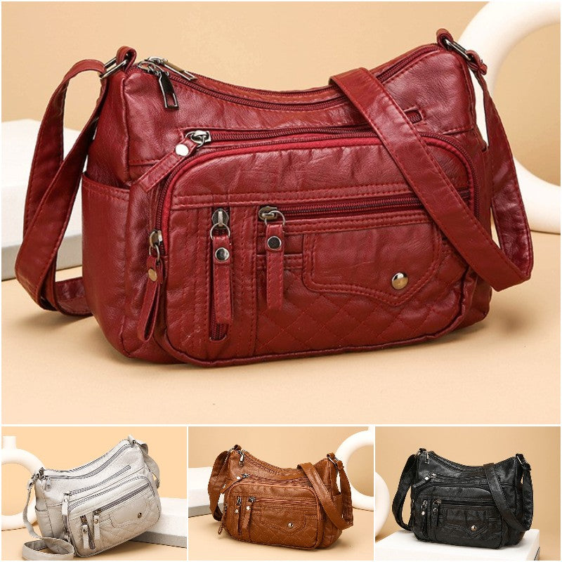 💥👜2025 új, nagy kapacitású puha bőr válltáska/crossbody táska