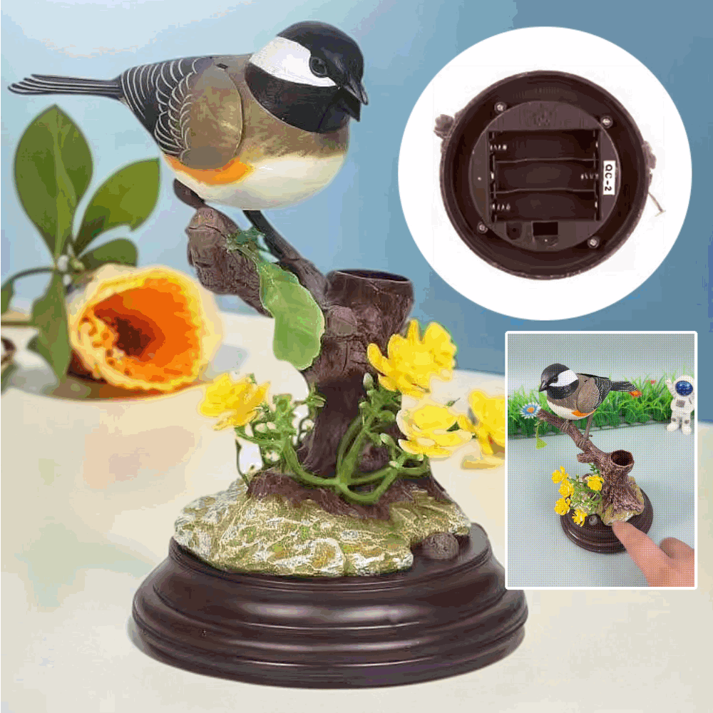 🦜🐦Simulacija s glasovnim upravljanjem, kreativni slatki ukrasi za ptice s glasovnim upravljanjem, ukrasni ukrasi za sobni stol