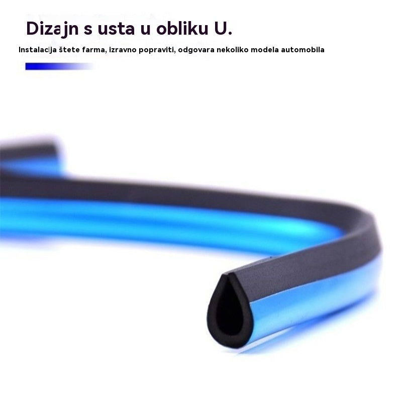 【60 броя】Декоративни лайсни за автомобилен въздуховод, хромиран U дизайн, универсален интериорен декор, различни цветове