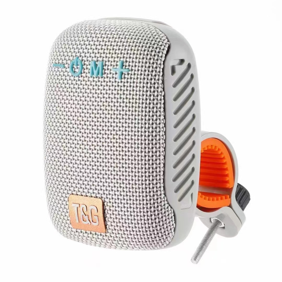 🔥🎶【Akár 50% kedvezmény + Ingyenes szállítás】Hordozható Bluetooth hangszóró tartóval, kültéri kerékpározáshoz, víz- és ütésálló