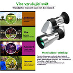 【30% sleva🔭】Mini monokulární dalekohled na telefon – Přenosný monokulární dalekohled na cesty a pozorování