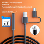 (Tip-c, USB, Micro USB) endoskop tri v enem【5M】