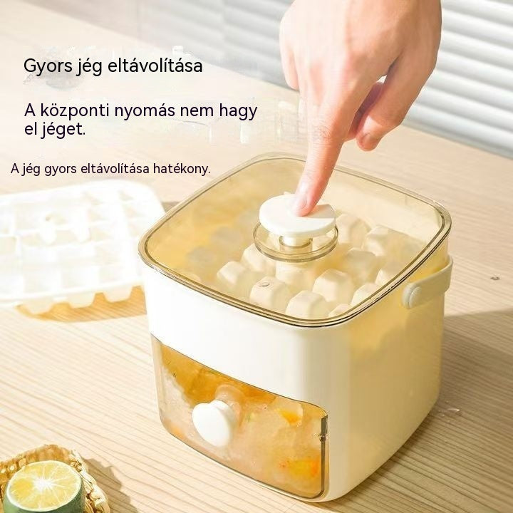【Féláron, korlátozott ideig!】2026 Jégkockatartó fedővel: A jégkészítés egyszerű