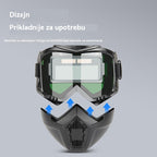 🔥【Najprodavaniji proizvod】Potpuno automatska maska za zavarivanje s promjenjivom svjetlošću i zaštitnom maskom za zavarivače