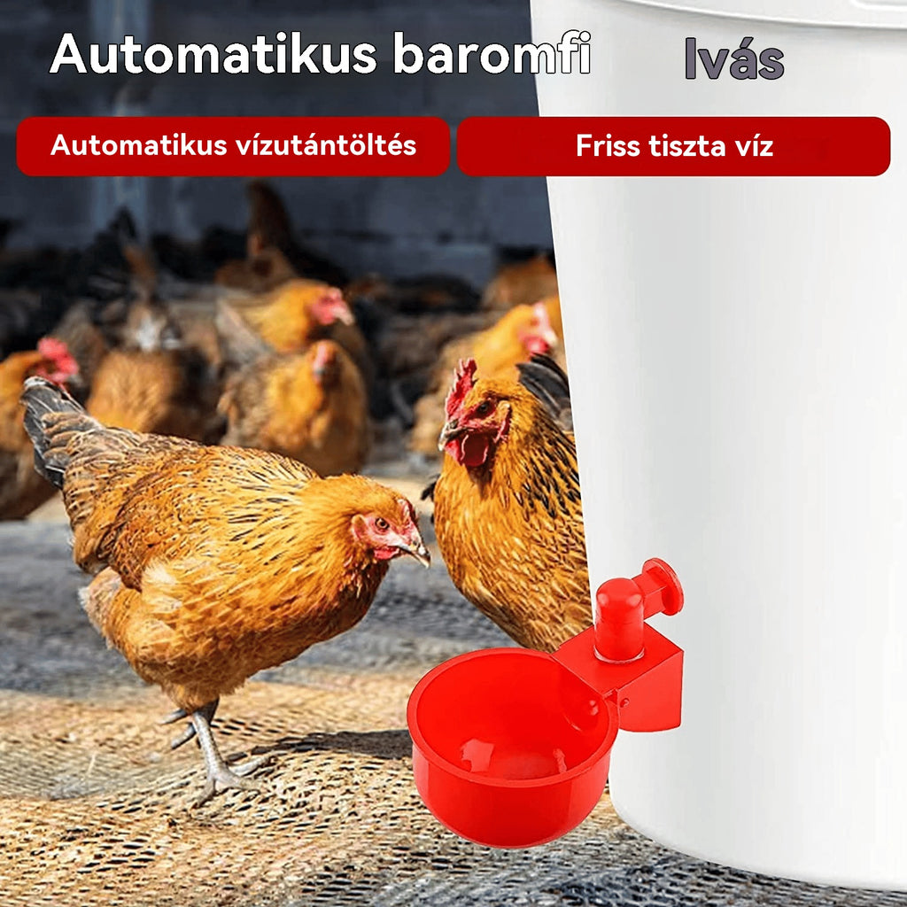 【10 darabos】 Automatikus baromfi itató, nincs szükség kézi etetésre