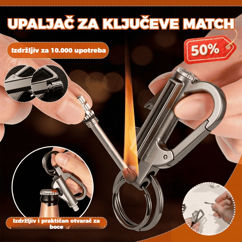 🔥Infinity trajni kombinirani upaljač s otvaračem za boce i višenamjenskim privjeskom za ključeve