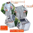 【Korlátozott ideig 50% kedvezmény!】3D pamuthálós egyrészes méh elleni öltöny
