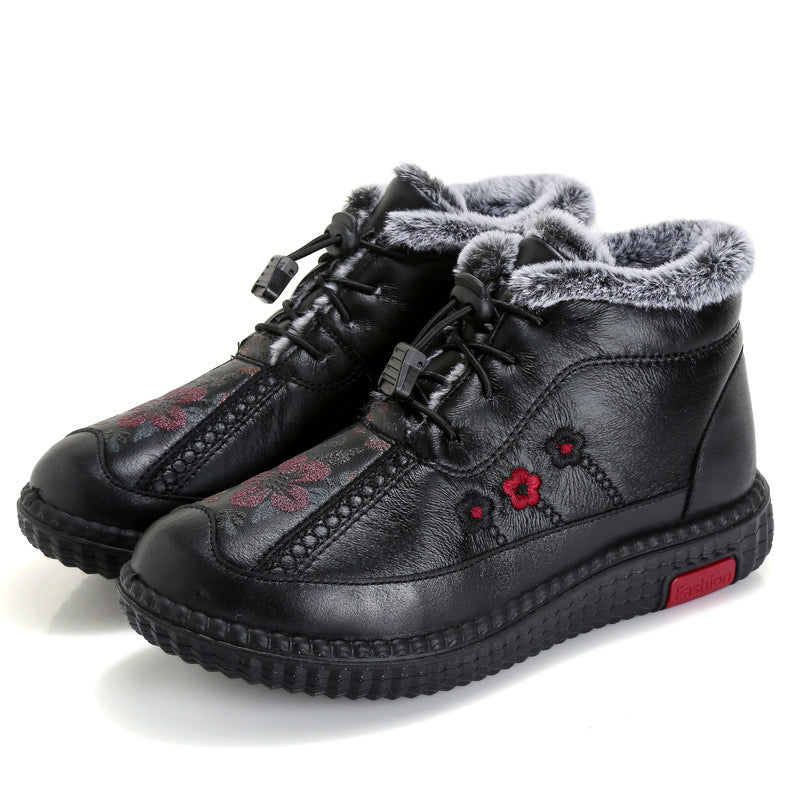 🔥Limitált ajánlat: 40% kedvezmény 🔥 Kézzel készített, valódi bőrből készült női bokacsizma, csúszásmentes és bélelt, Olaszországban gyártva