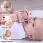 💝【50% popusta】👼Silikonska glodalica za bebe od 0 do 12 mjeseci, 🍼Duda za ruke za dojenje