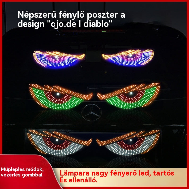 💡🎫 Puha, vékony és rugalmas LED-es autókijelző házilag állítható lehetőségekkel.