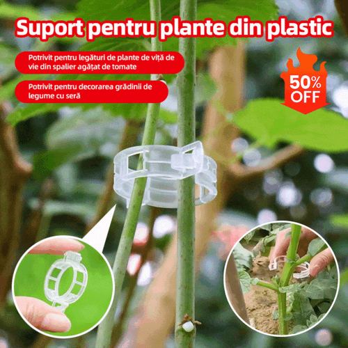 【200db】🔥🔥🔥🌱Rögzített műanyag növényi kapcsok