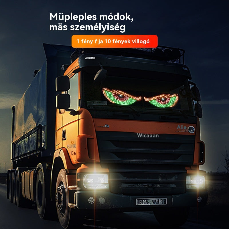 💡🎫 Puha, vékony és rugalmas LED-es autókijelző házilag állítható lehetőségekkel.