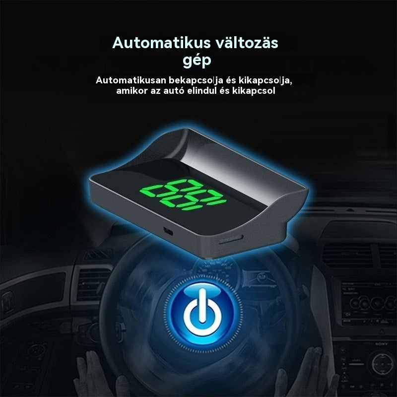 🚗【Vegyél egyet, egyet kapsz ajándékba】Autó HUD kijelző｜HD GPS kivetítés｜Valós idejű sebesség és biztonságosabb vezetés