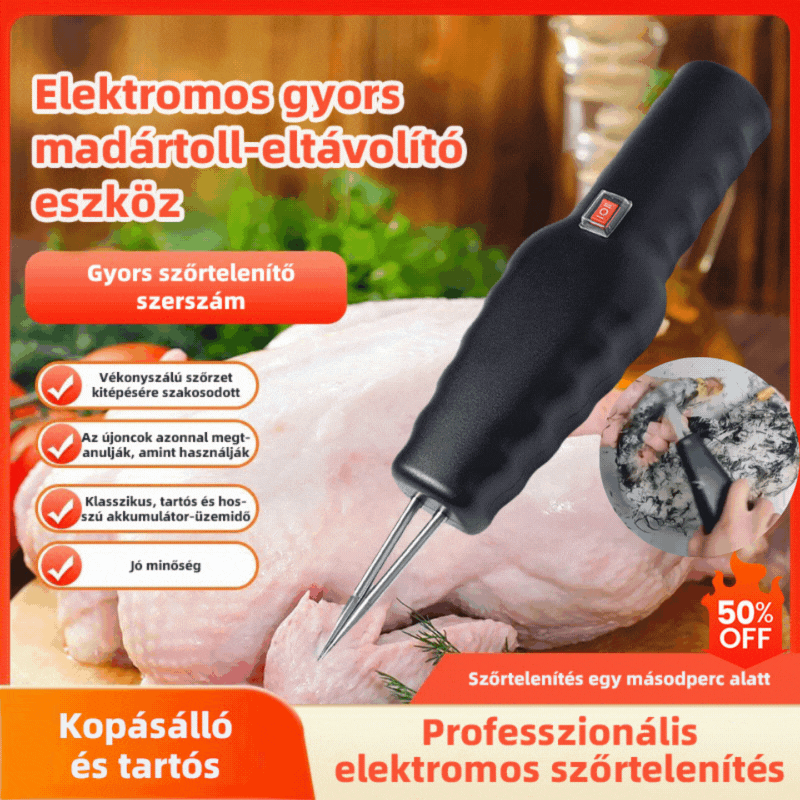 🔥🛒【Korlátozott idejű ajánlat】🦆Elektromos baromfiszőreltávolító gyorsan