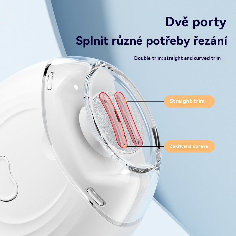 💅 ✨ Automatický pilník na nechty (1 kus), pre bezpečnú a šetrnú starostlivosť o nechty 👶🔧