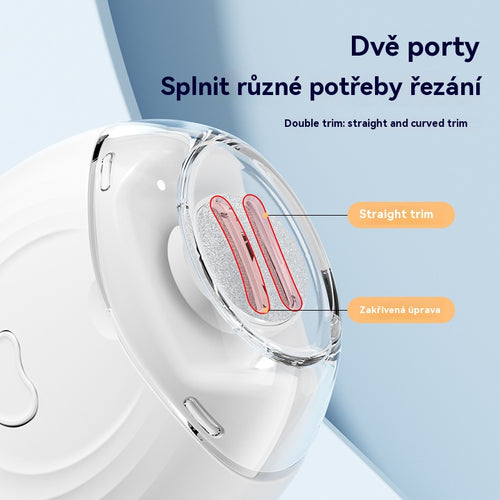 💅 ✨ Automatický pilník na nechty (1 kus), pre bezpečnú a šetrnú starostlivosť o nechty 👶🔧