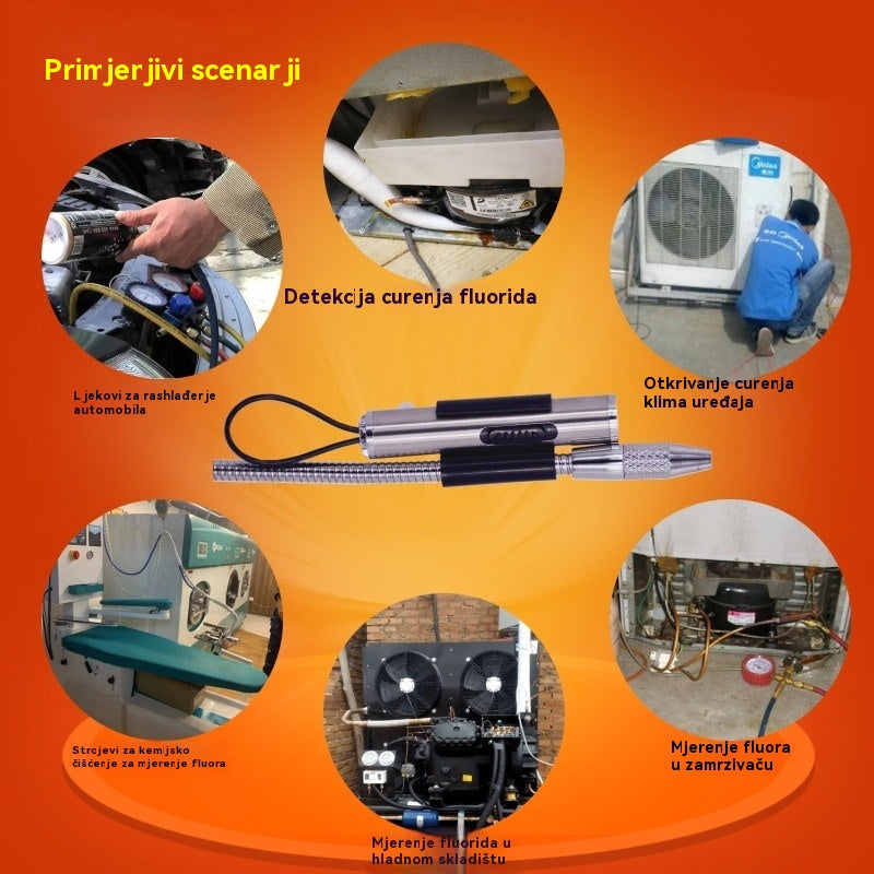 🧰Višenamjenski detektor curenja halogenih lampi za automobilski klima uređaj