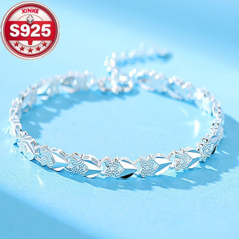 【Féláron, korlátozott ideig!】【Vásároljon 1-et, kap 1-et ingyen】Új divatos 925 sterling ezüst női karkötő