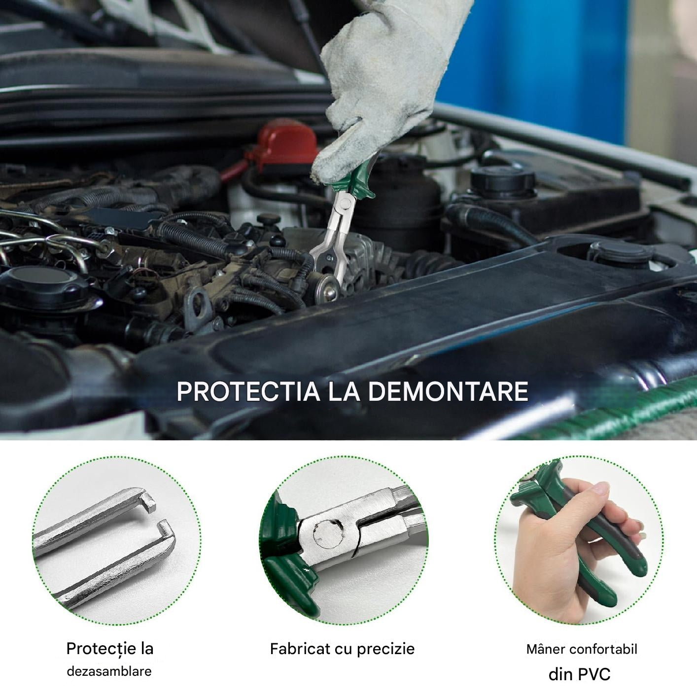 🧰 [4-częściowy zestaw] Specjalny zestaw szczypiec samochodowych, szczypce do rur olejowych, szczypce do usuwania samochodowych przewodów paliwowych, zaciski do przewodów olejowych, specjalne narzędzia do usuwania filtrów rur benzynowych