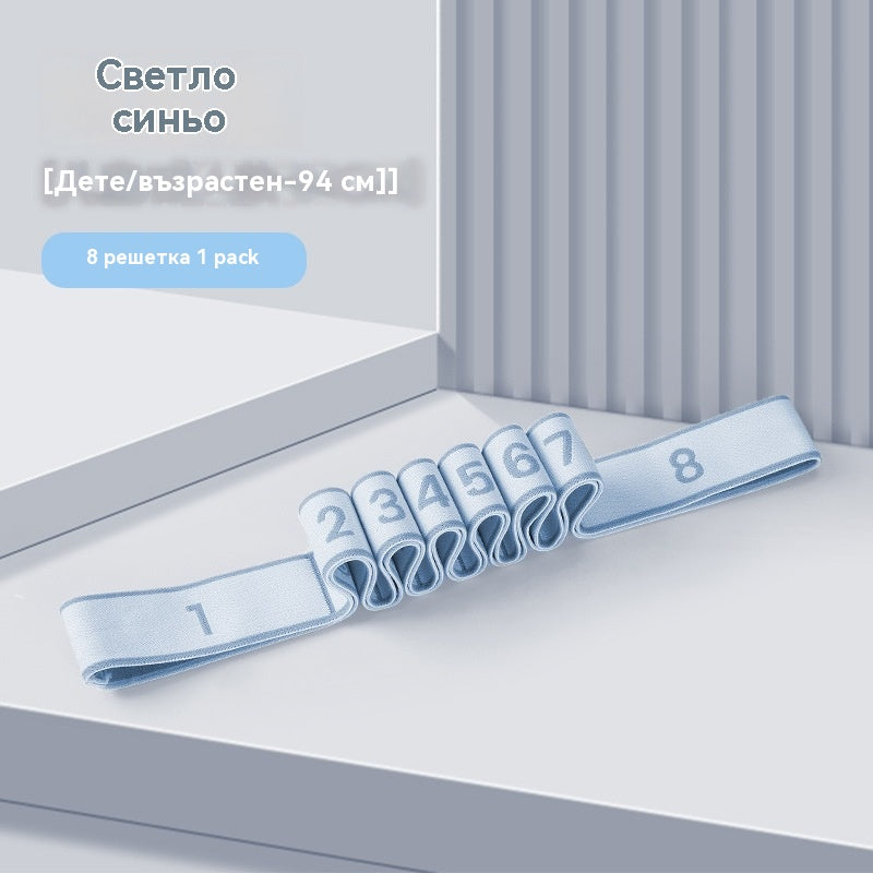 🦵🦵Ластична лента за издръжливост за изграждане на мускули, разтягане на краката и еластична лента за хора на средна и по-възрастна възраст.