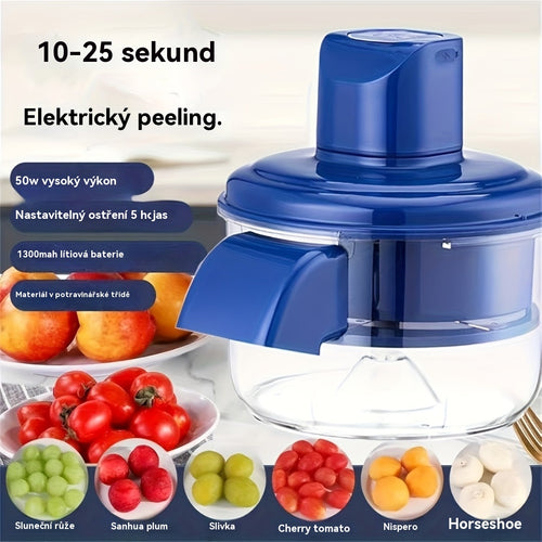⏳Časově omezená nabídka: sleva 49 %⏰Průhledná elektrická škrabka na ovoce a zeleninu🍇🧄