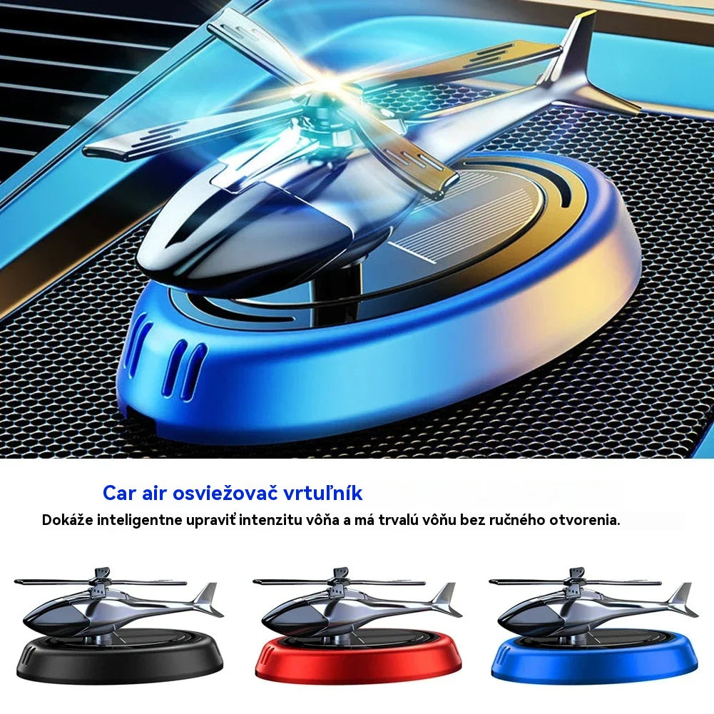 🔥🔥【Kúpte jeden, druhý dostanete zadarmo】Solárna dekorácia lietadla namontovaná na vozidlo, inovatívna solárna aromaterapia, dá sa otáčať, keď je slnečné svetlo, a vôňa vydrží dlho.
