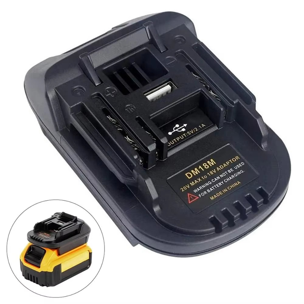 【Korlátozott ideig 50% kedvezmény!】Lítium akkumulátor adapter 18 V-os akkumulátoros szerszámokhoz